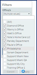 Select Filters